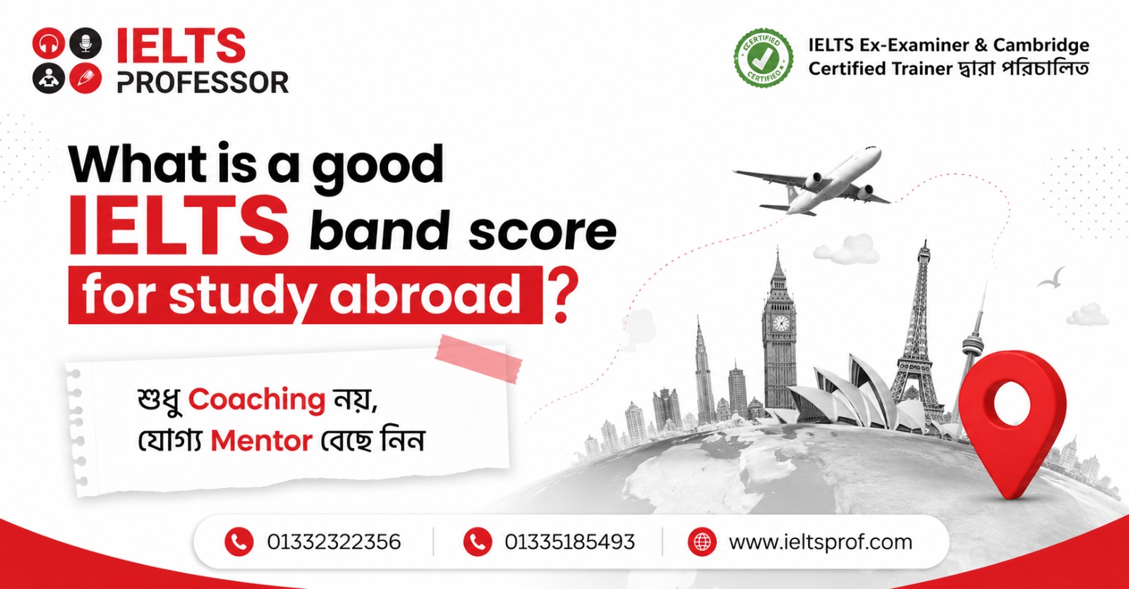 What is a good IELTS band score for study abroad